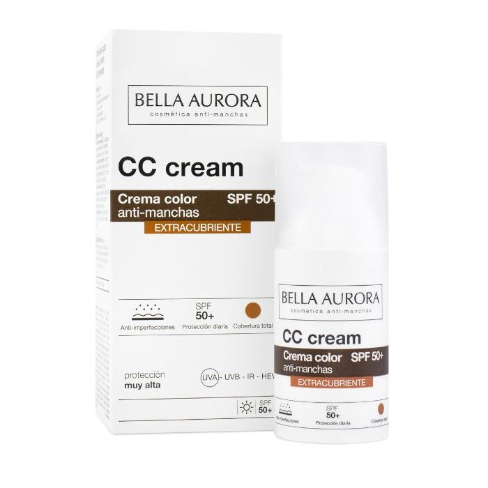 Crema con Color Antimanchas Spf 50+: Spf 50 30ml - Bella Aurora - 1