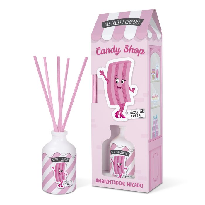 Diffuseur Mikado édition Candy 40ml - The Fruit Company : Chicle de Fresa - 1