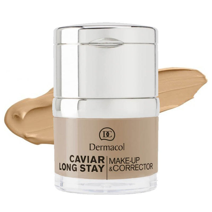 Maquillage &amp; Correcteur - Caviar Long Stay - Dermacol : Base de maquillaje y corrector caviar - 03 - 1