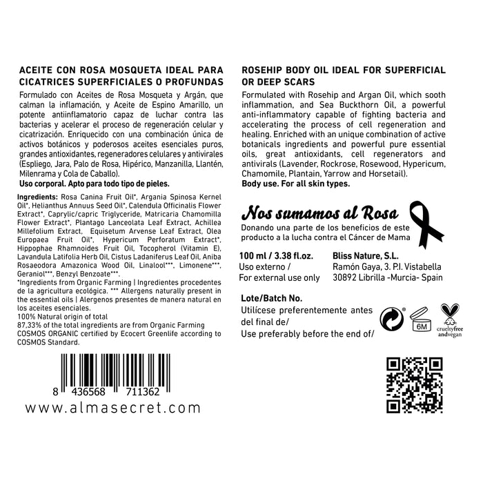 Huile Corporelle Régénérante 150 ml - Alma Secret - 2