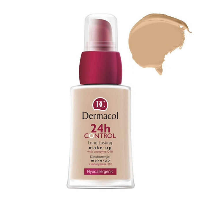 Maquillage longue tenue avec Q10 - 24 H Control Long Lasting - Dermacol : Base de maquillaje 24h control long lasting - 03 - 1