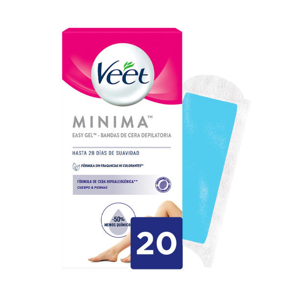 Bandes de Cire Froide Jambes et Corps - Veet : 20 unidades - 1