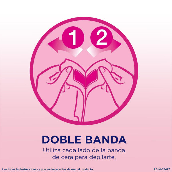 Bandes de Cire Froide Jambes et Corps - Veet : 20 unidades - 4
