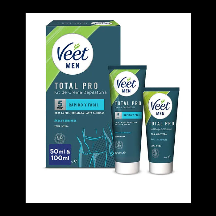 Homme Crème Dépilatoire Zones Sensibles pour Peau Sensible: 100 ml - Veet - 1