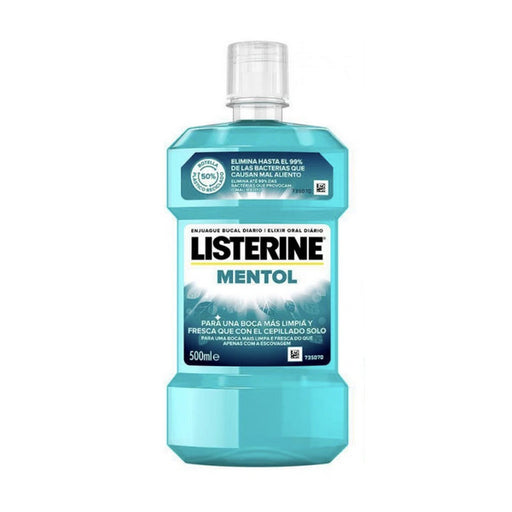 Bain de bouche mentholé - Listerine : 500 ml - 1