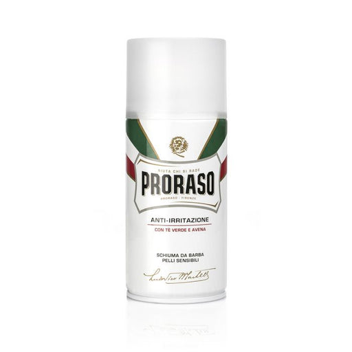 Mousse à raser Peaux Sensibles Thé et Avoine: 300ml - Proraso - 1