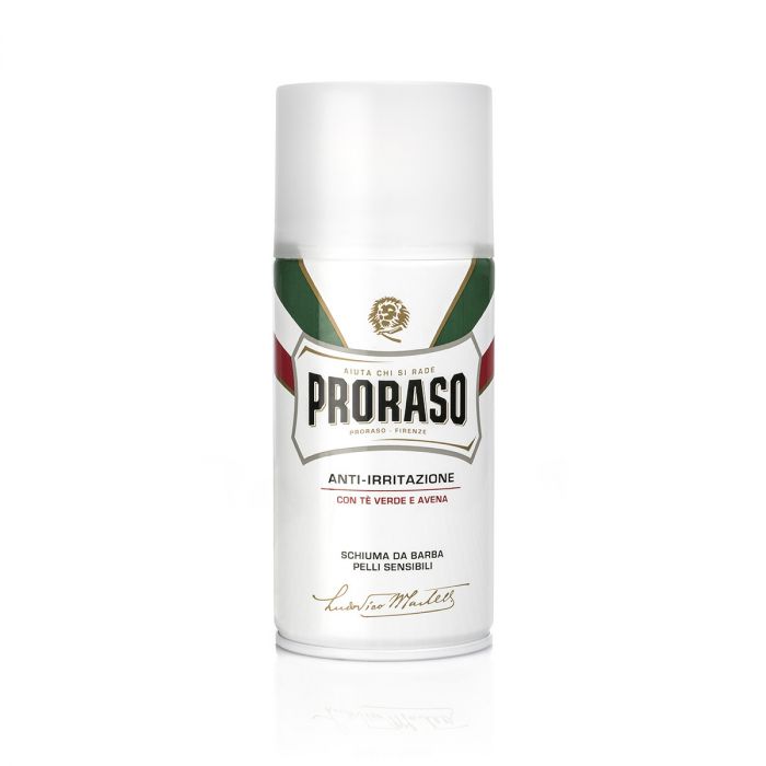 Mousse à raser Peaux Sensibles Thé et Avoine: 300ml - Proraso - 1