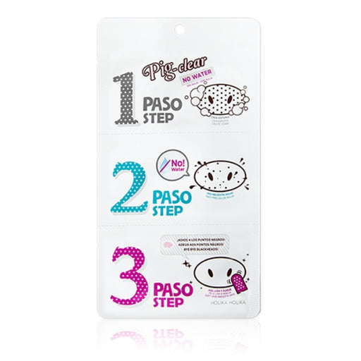 Pig Clear Blackhead Kit anti-boutons en 3 étapes - Holika Holika - 1