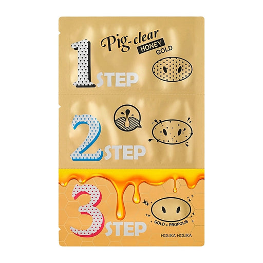 Pig Clear Kit Puntos Negros Miel Or - Holika Holika - 1