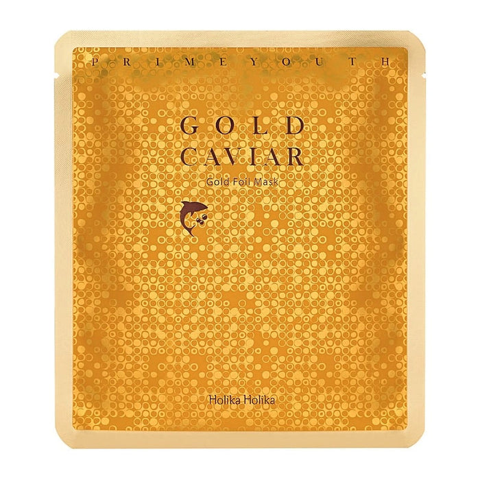 Mascarilla à la feuille d&#39;or Prime Youth Gold Caviar - Holika Holika - 1