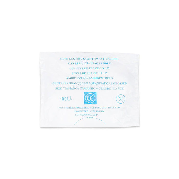 Gants en Plastique Taille L 100 Unités - Tessiline - 1