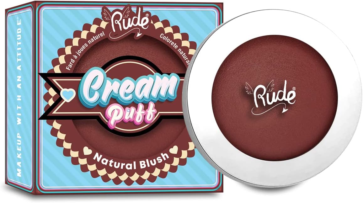 Blush naturel Cream Puff - Rude : Red Velvet - 1
