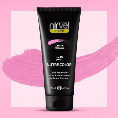 Masque Nutricolor couleur Noisette 200 ml - Nirvel : Rosa Chicle - 1