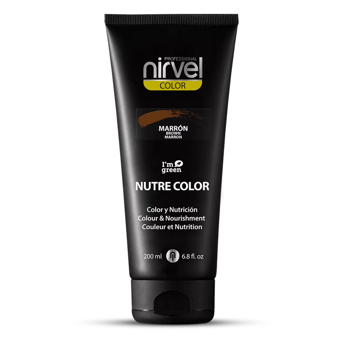 Masque Nutricolor couleur Noisette 200 ml - Nirvel : Marrón - 2
