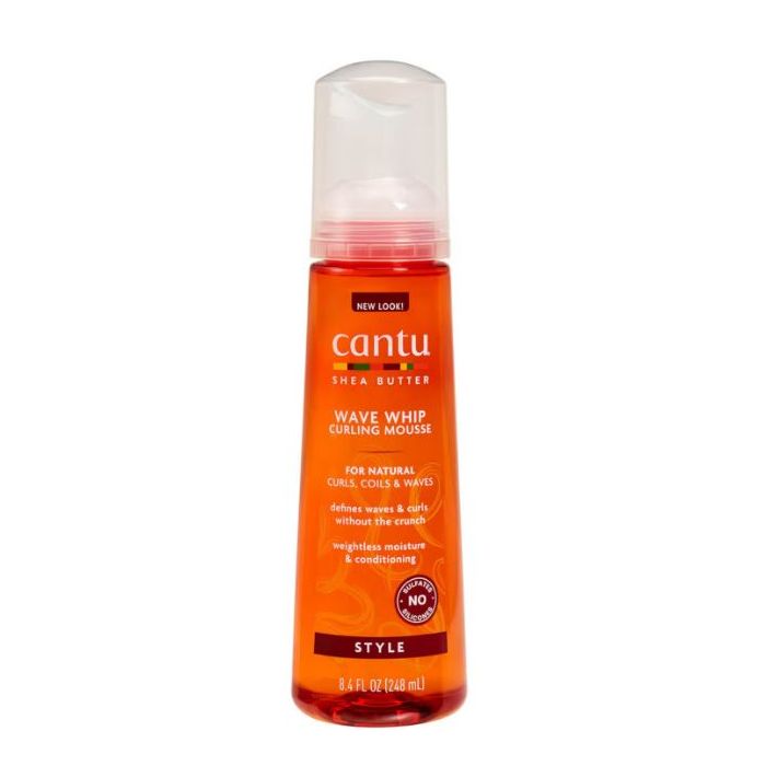 Mousse au Beurre de Karité - pour Bouclage Vague de Cheveux Naturels 248ml - Cantu - 1