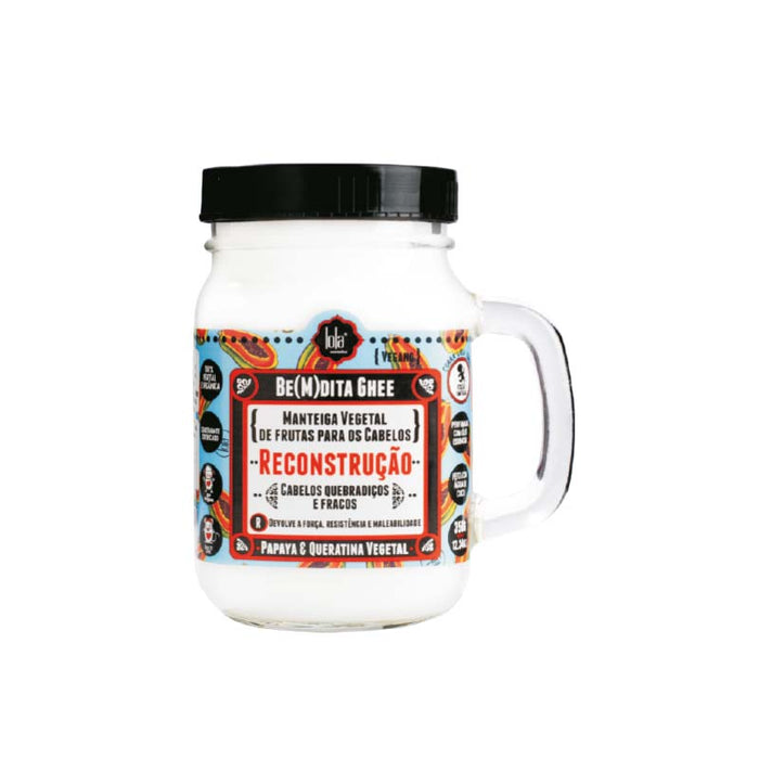 Masque Reconstruction - Be(m)dita Ghee Papaye E Kératine Végétale 350g - Lola Cosmetics - 1