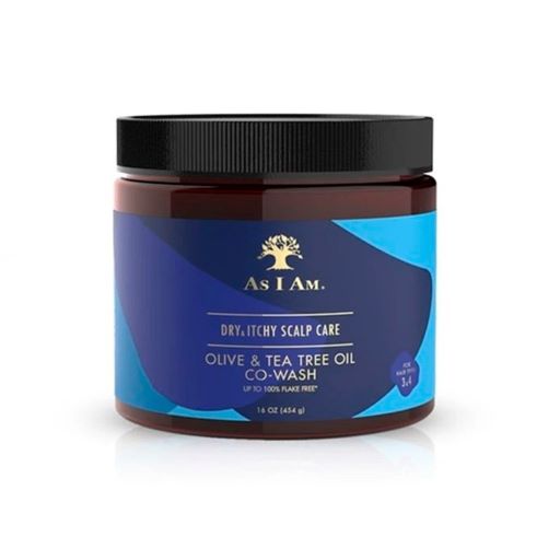 Co Wash Dry &amp; Itchy Scalp Care Olive Tea Tree 454gr - As I Am - 1