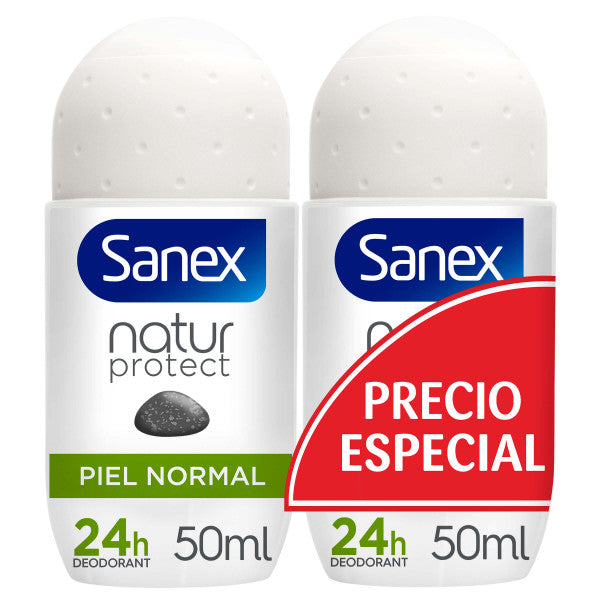 Déodorant Roll on Nature Protect - Sanex : 2 x 50ML - 1