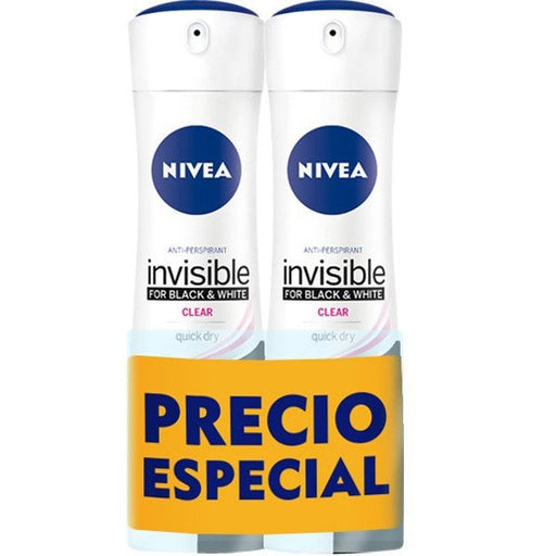 Spray Invisible Noir &amp; Blanc Désodorisant Clair - Nivea - 1