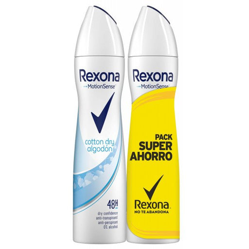 Spray Déodorant Coton - Rexona : 2 x 200ML - 1