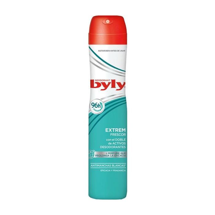 Déodorant Fraîcheur Extrême Spray Anti-Taches Blanches - Byly - 1
