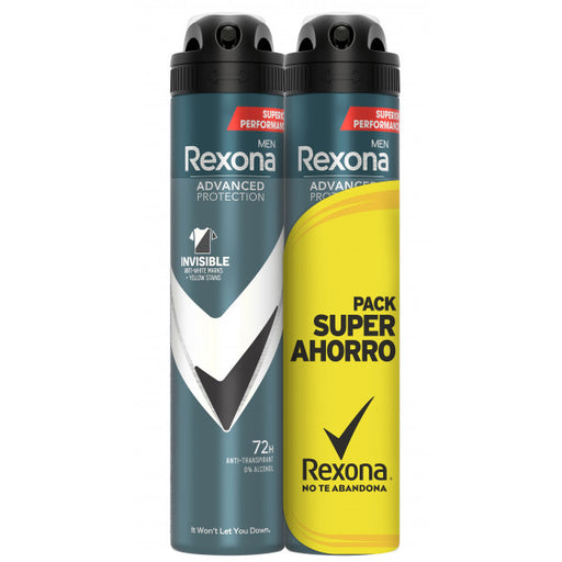 Déodorant Homme Advanced Protection Invisible: 2 X 200ml - Rexona - 1