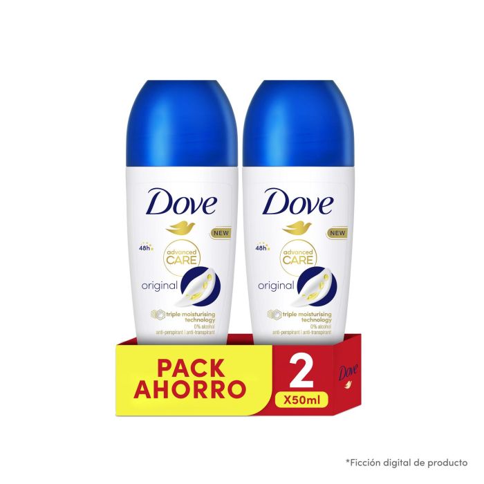 Original Women Déodorant Roll-on - Dove : 2 x 50ML - 1