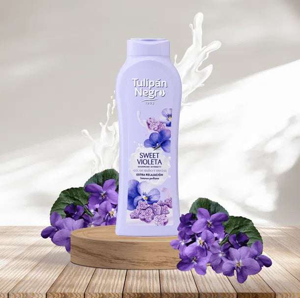 Gel Douche et Bain Violette Douce - Tulipan Negro - 3