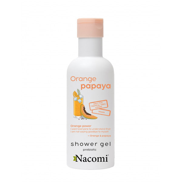 Gel Douche Orange et Papaye : 300 ml - Nacomi - 1