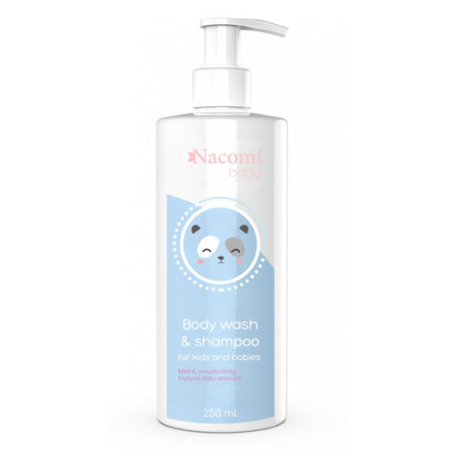 Gel de bain et shampoing pour enfants et bébés dès le premier jour de vie : 250 ml - Nacomi - 1