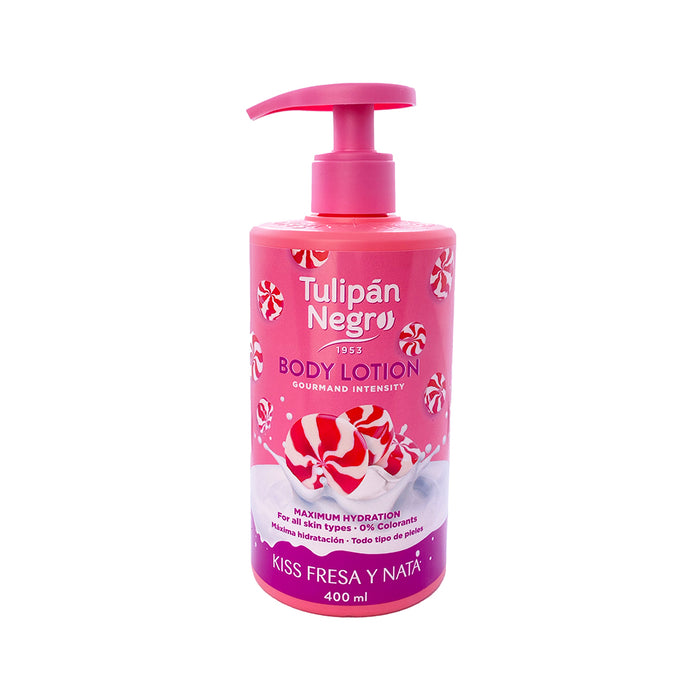 Lotion pour le corps - Kiss fraise et crème - Tulipan Negro - 1