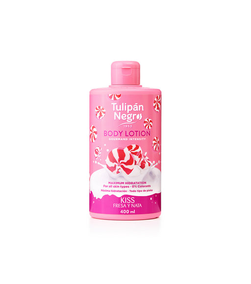 Lotion pour le corps - Kiss fraise et crème - Tulipan Negro - 1