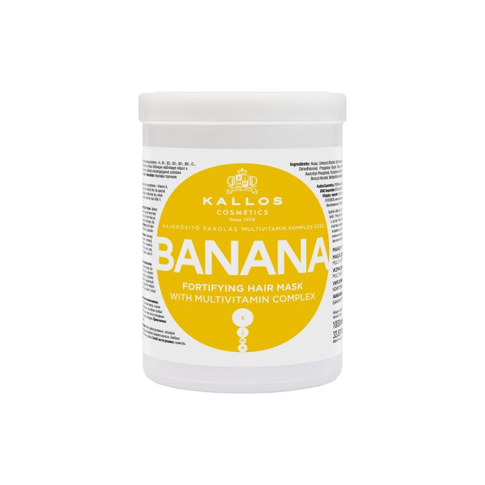 Mascarilla Capilar Fortificante Extracto de Plátano 1000ml - Kallos - 1