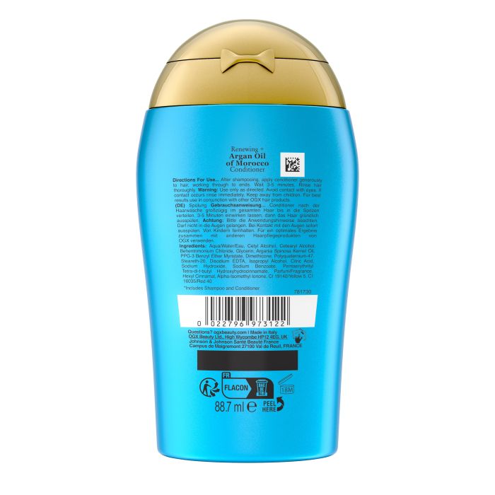 Après-shampooing rénovateur à l'huile d'argan marocaine - Ogx : 88 ml - 2