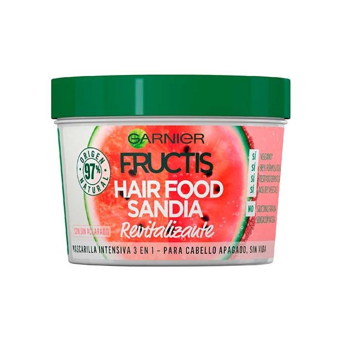 Hair Food - Mascarilla Sandía Revitalizante - 390 ml - Fructis - 1
