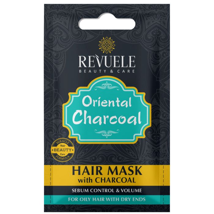 Masque au charbon cheveux gras aux pointes sèches - Revuele - 1