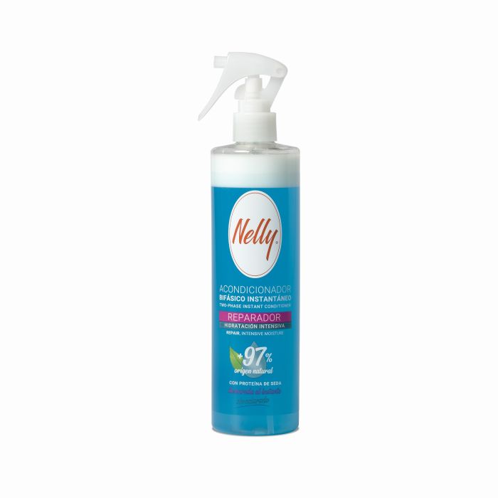 Après-shampoing Biphase Cheveux Lisses - Nelly : 400 ml - 1