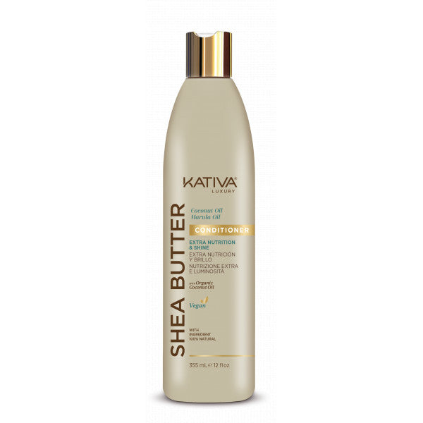 Après-shampoing à base de beurre de karité, d'huile de coco et de marula - Kativa: 355 ML - 1