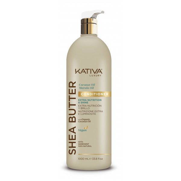 Après-shampoing à base de beurre de karité, d'huile de coco et de marula - Kativa: 1 Litro - 3