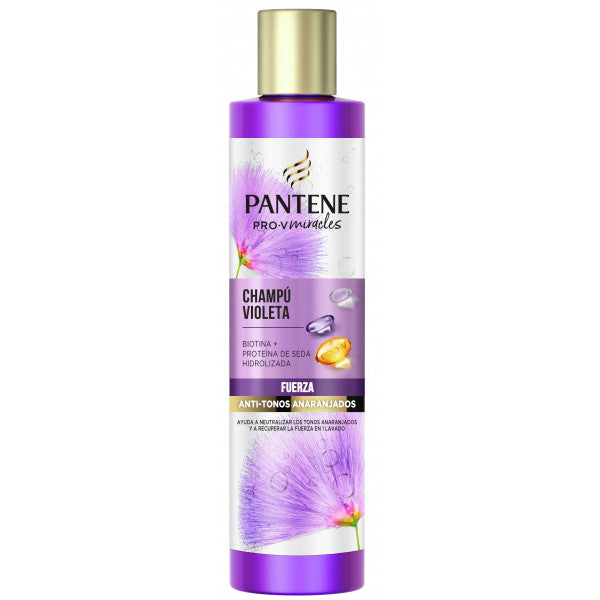 Shampoing Violet Force Anti-Tons Oranges - Pantene - 1