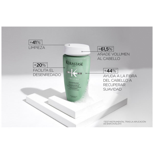 Shampoing Spécifique Bain Divalent Cheveux Gras - Kerastase : 500 ml - 2
