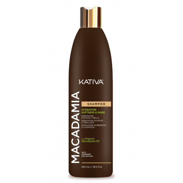 Shampooing Hydratant à la Macadamia - Kativa : 550 ML - 1