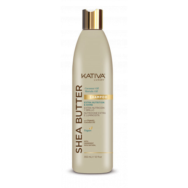 Shampoing au Beurre de Karité, Huile de Coco et Marula - Kativa: 355 ML - 2