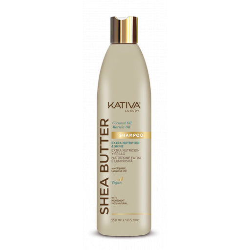 Shampoing au Beurre de Karité, Huile de Coco et Marula - Kativa : 550 ML - 1