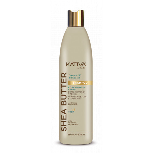 Shampoing au Beurre de Karité, Huile de Coco et Marula - Kativa: 550 ML - 1