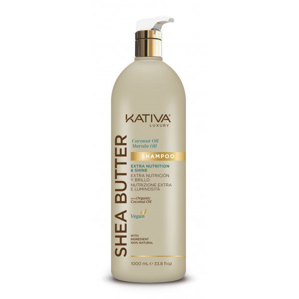 Shampoing au Beurre de Karité, Huile de Coco et Marula - Kativa: 1 Litro - 3