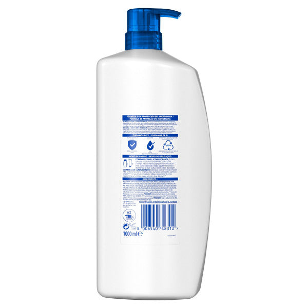 Shampoing Menthe Rafraîchissant - Head & Shoulders : 1000 ml - 8