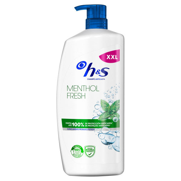 Shampoing Menthe Rafraîchissant - Head & Shoulders : 1000 ml - 9