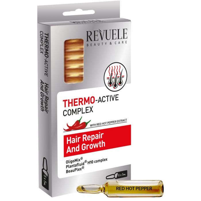 Complejo Termoactivo de Reparación y Crecimiento Ampollas - 8 X 5 ml - Revuele - 1