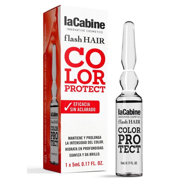 Flash Hair Ampoules capillaires Color Protect - La Cabine - 1